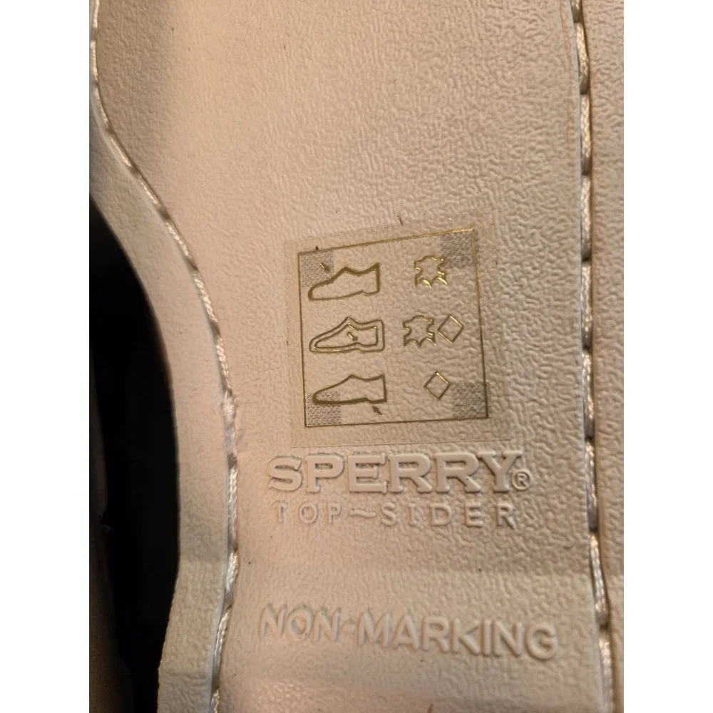 Sperry Men's Top Sider AO 2-Eye Moc Toe Leather Boat/Deck Shoes Cream 7.5 W NEW!